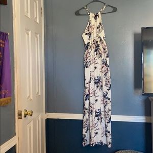 Long floral dress